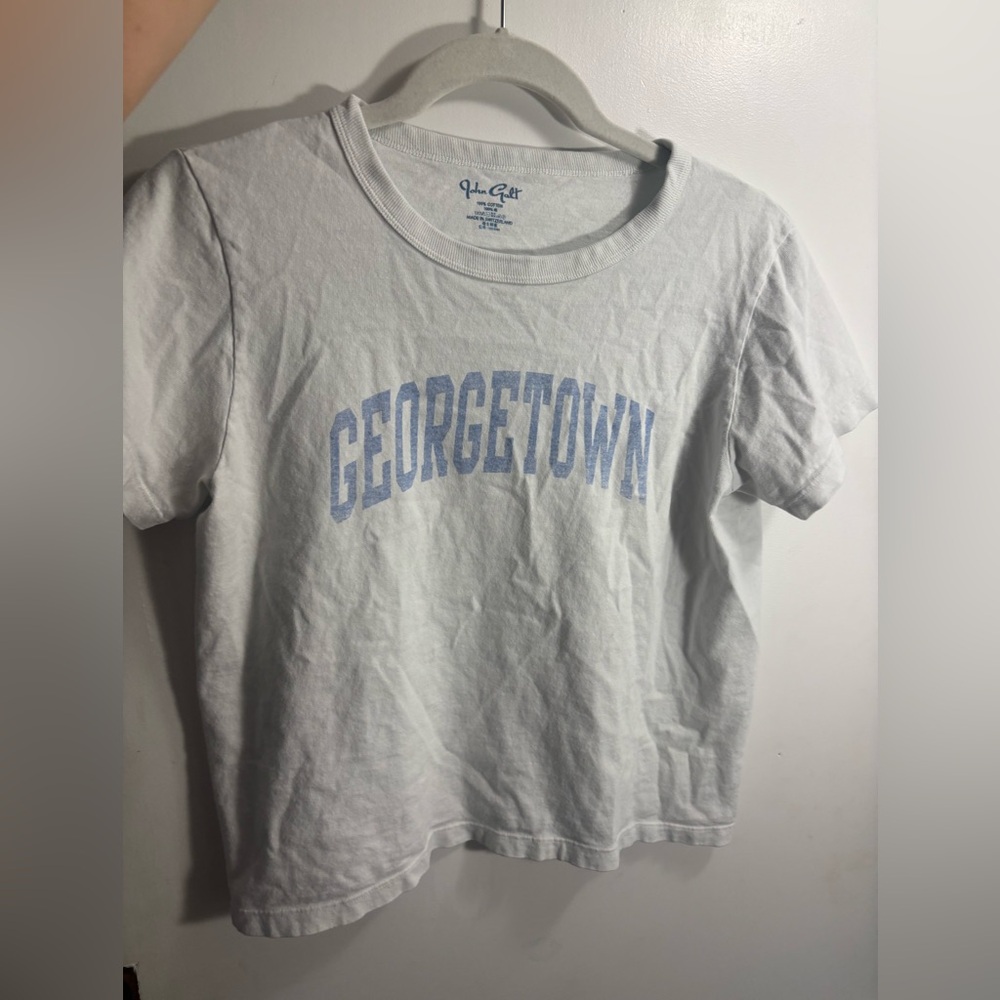 Brandy Melville White Georgetown T-Shirt